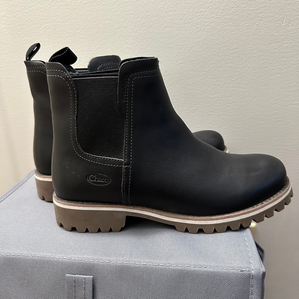 Chaco Women's Fields Chelsea Waterproof Boot, NEW